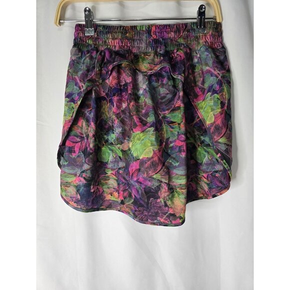 Lululemon Hotty Hot High-Rise Skirt *Long Vivid Floral Tone Multi Size 6 - Picture 5 of 13
